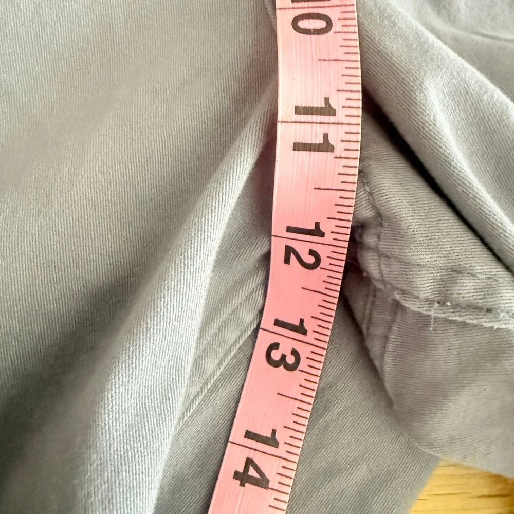 Hollister Mens Cargo Pants‎ Grey Blue Straight Leg Utility Trousers 34x28